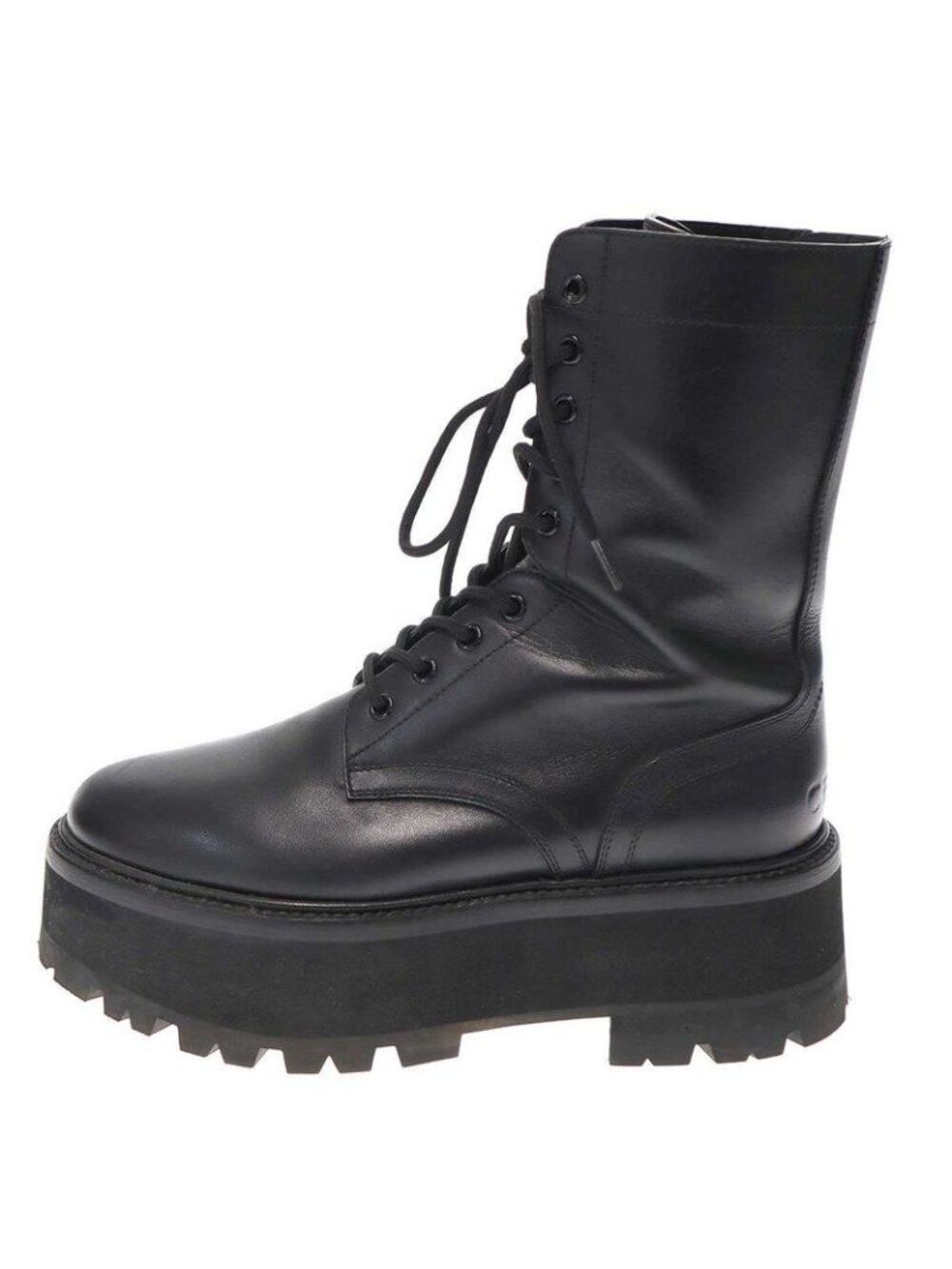 Celine 23 SS Bulky Maxx Lace Up Boots Black 40 - Picture 2 of 8